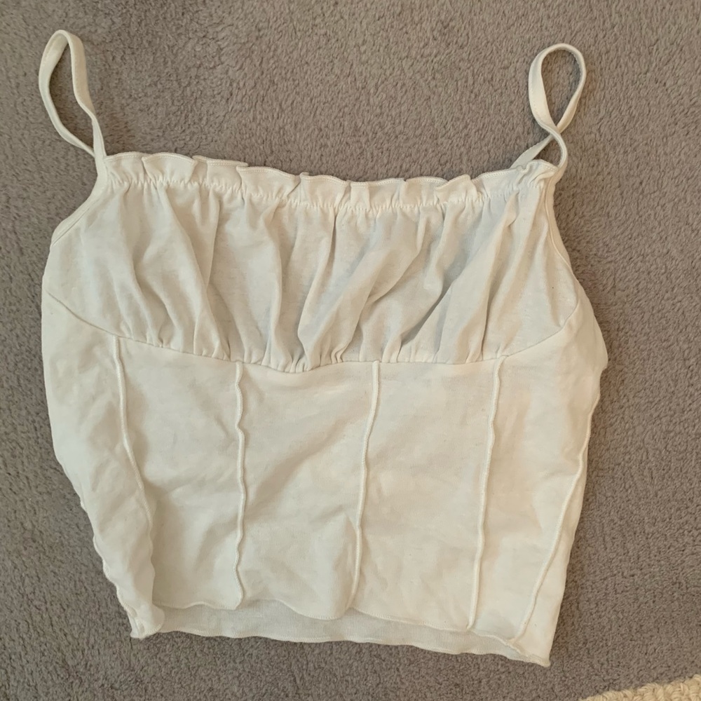 BUNDLE!! 3 white crop tops